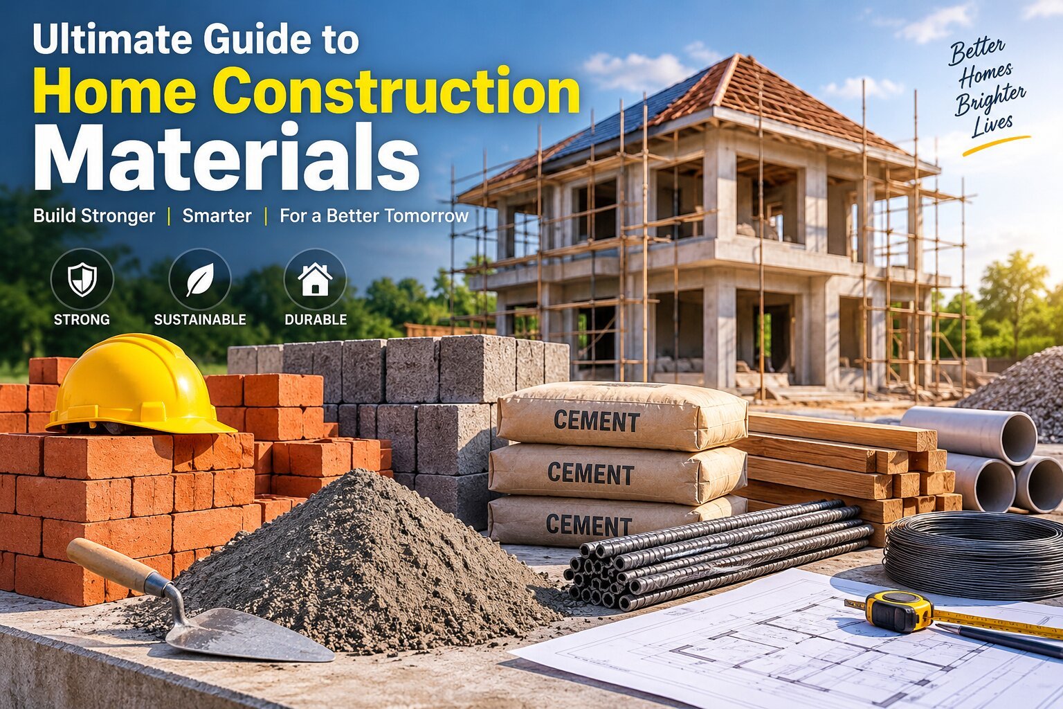 Ultimate Guide to Home Construction Materials